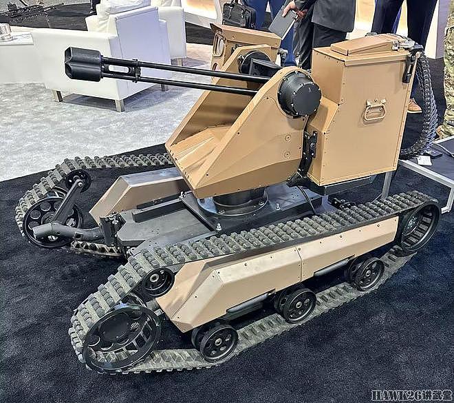 西格绍尔公司新型作战机器人 履带式底盘 配备.338NM加特林机枪 - 4