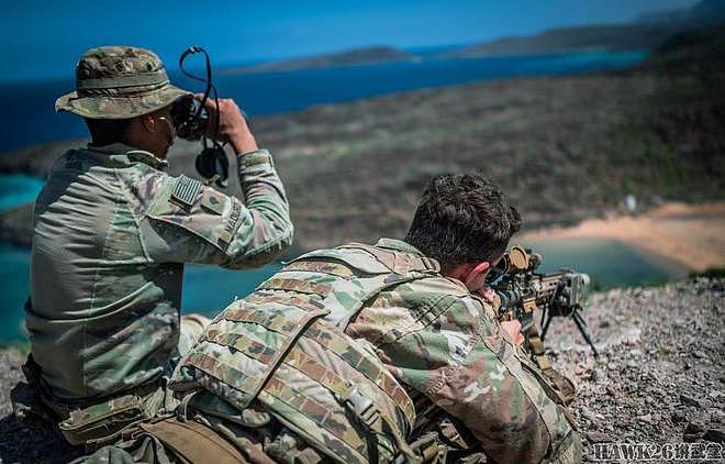 美军“猎狼犬”特遣队在吉布提训练 大俯角射击需要充足弹药保障 - 11