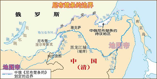 清朝曾希望与俄国以勒拿河为界，具体界线在哪？ - 8