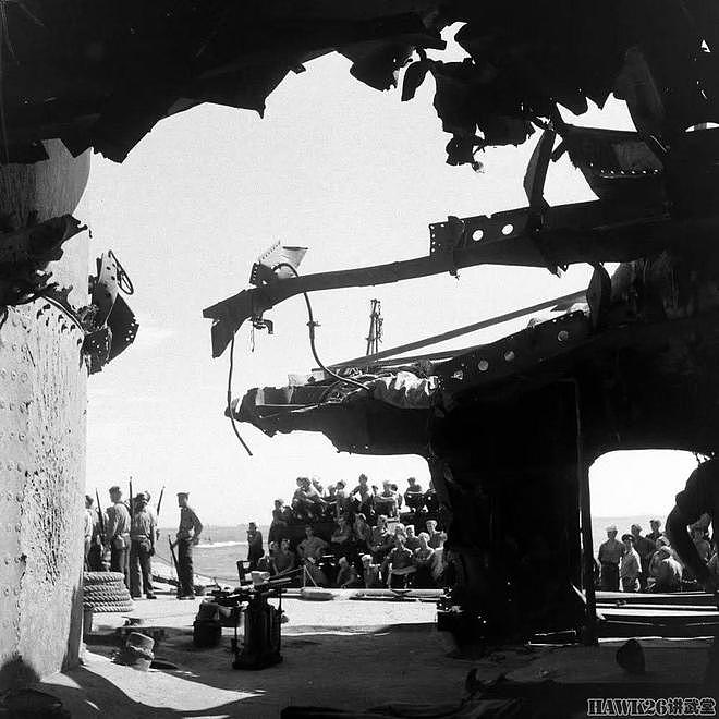 “长门”号战列舰珍贵老照片 美军登船接管 舰桥受损伤口触目惊心 - 10