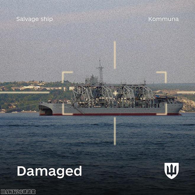 卫星照片解读：俄罗斯“公社”号潜艇救援舰无伤 乌克兰谎报战果 - 4