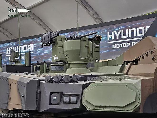 直击：韩国军警防务展览会 30吨步兵战车亮相 未来主战坦克很科幻 - 19