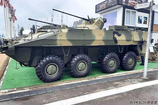 “军队2023”国际军事论坛 BTR-82步兵战车亮相 终于能装上尾门 - 1