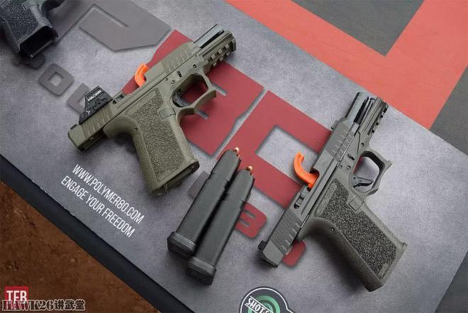 Polymer80公司展示全系列手枪 五种颜色 螺纹枪管 用户可灵活选择 - 1