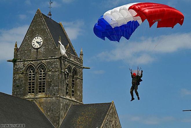 纪念诺曼底登陆80周年 百岁老兵参加活动 多国伞兵重演历史瞬间 - 8