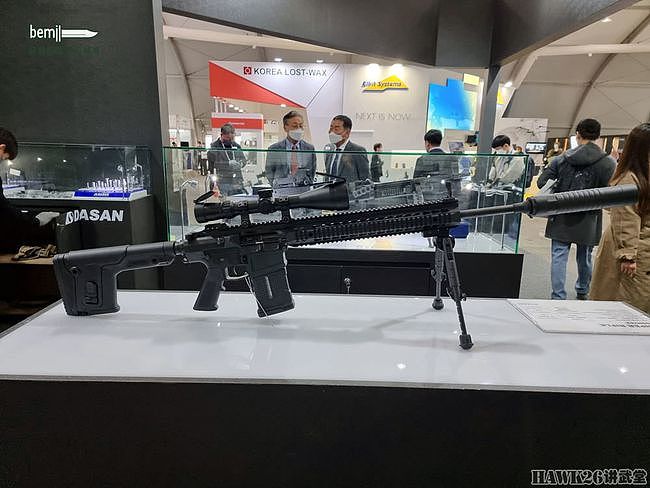 直击韩国军警防务展览会现场 各种枪械粉墨登场 转管机炮也凑热闹 - 16