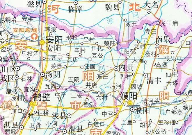 河南、河北两省交界一带，为何在某一时间段，县的数量远多于今天 - 1