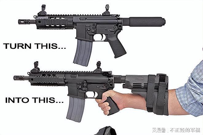 军火商和司法部斗法的产物：把步枪变成手枪的支架，如今被禁了 - 6