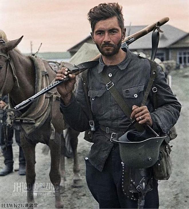 二战老照片完美上色：英勇的意大利游击队员 美军士兵鏖战硫磺岛 - 17