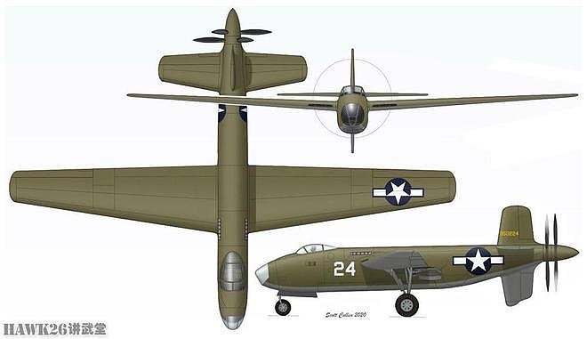 80年前 XB-42轰炸机原型机首次试飞 特殊设计将空气阻力降到极限 - 2