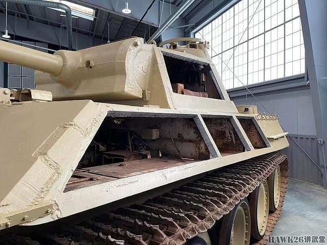 美军主题展览：二战德军传奇坦克惨遭解剖 展示内部构造 保存不佳 - 6