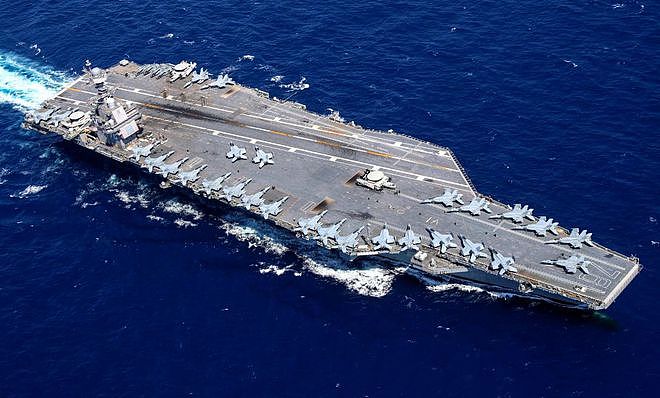 美海军福特号航母装载54万磅弹药 向谁释放何种威慑信号？ - 1