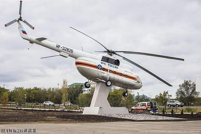 俄罗斯第一座紧急情况部飞行员纪念碑 米-8T直升机成为重要地标 - 5
