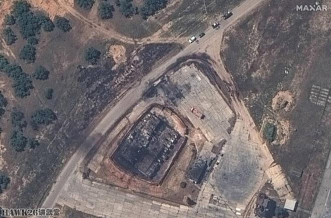 卫星照片解读：乌克兰袭击贝尔贝克空军基地 两架米格-31战机被毁 - 3