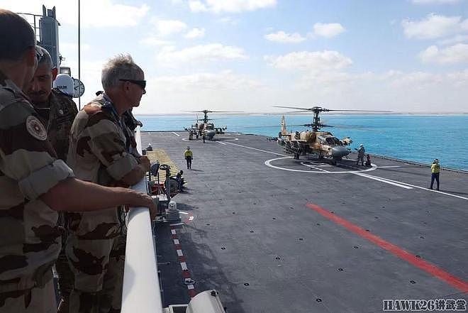 埃及两栖攻击舰亮相多国联合军演 美国俄罗斯多种直升机共同亮相 - 1