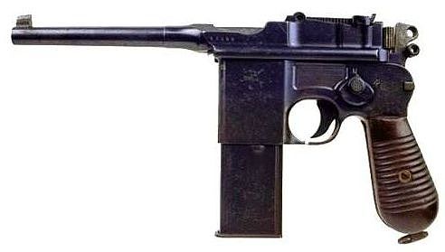 它是世界上第一种量产型的冲锋武器：M712速射型毛瑟手枪 - 12