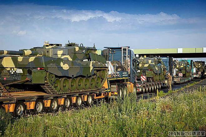 匈牙利采购的豹2A7HU主战坦克和野牛2装甲抢救车“参考样品”交付 - 12