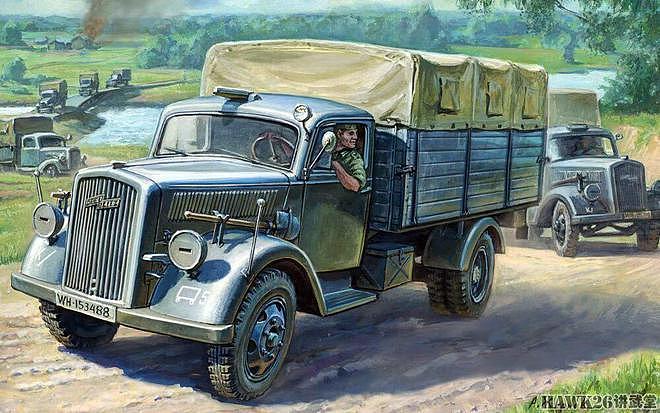 图说：欧宝“闪电”3吨卡车 纳粹德军“闪电战”背后的最大功臣 - 1