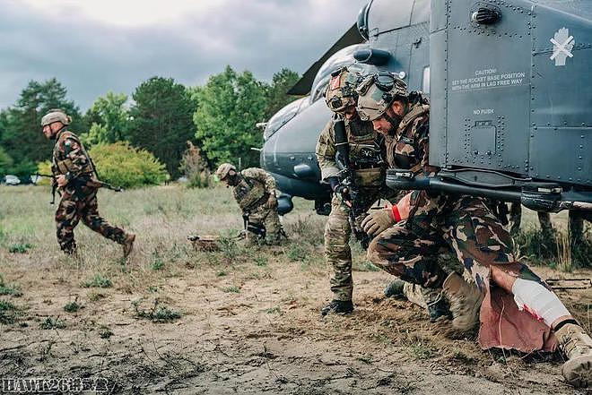 匈牙利“豺狼洞穴”联合演习 特种部队救援迫降机组 拯救战友生命 - 12