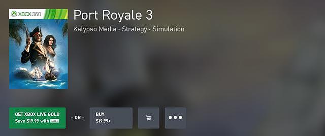 Xbox平台金会员免费领取经营类游戏《海商王3》 - 1