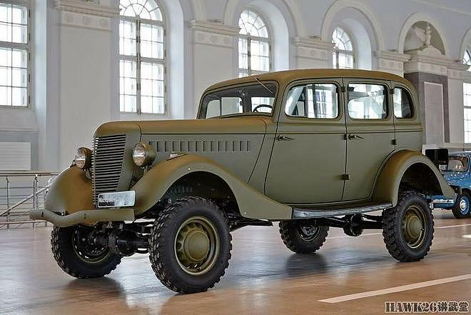 图说：嘎斯-61 苏联第一款四轮驱动越野车 苏军将帅最钟爱的座车 - 1
