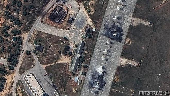 卫星照片解读：乌克兰袭击贝尔贝克空军基地 两架米格-31战机被毁 - 1