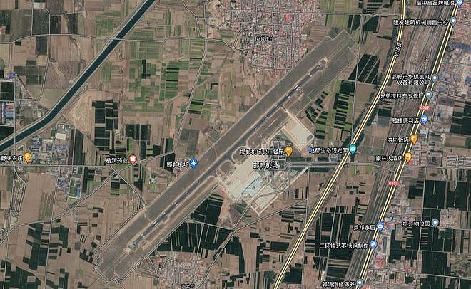 河北省最南部的邯郸机场，其跑道方向为何比最初建设时偏了近40度 - 2