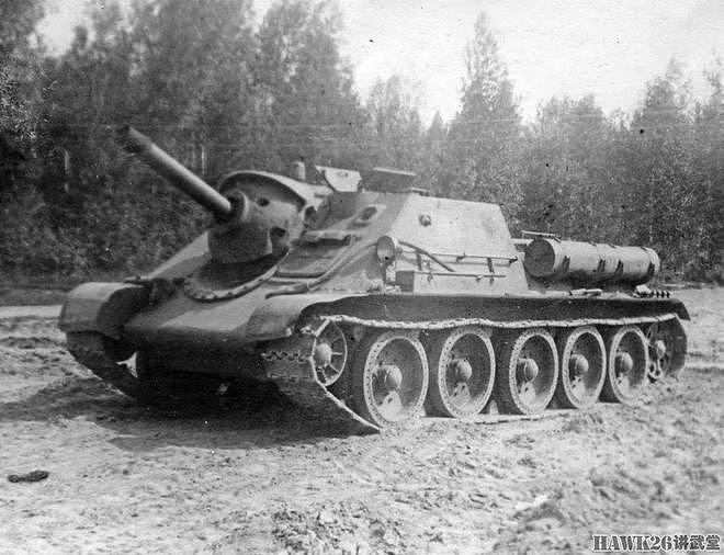 苏联SU-122M自行火炮 鲜为人知的双口径设计 沉睡在档案中80年 - 1