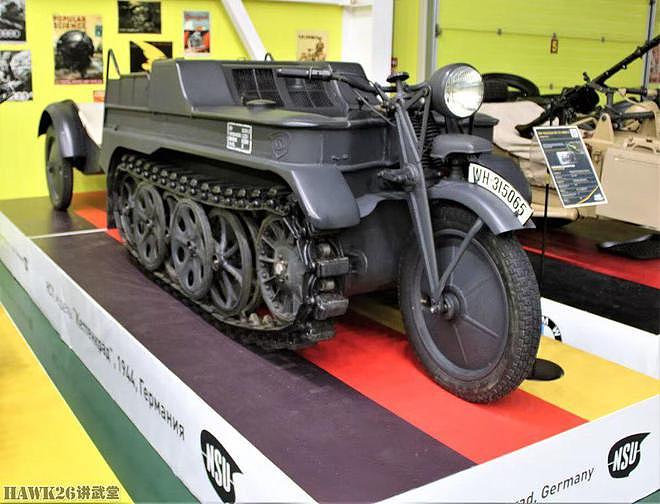 图说：二战德军半履带摩托车 技术复杂功能多样 因动画片“出圈” - 4