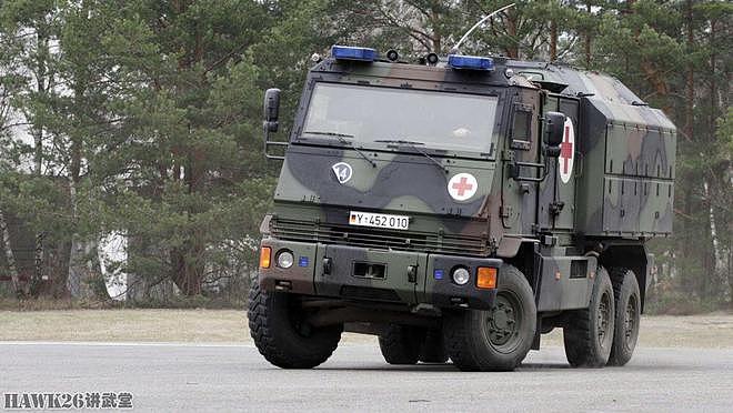 德国联邦国防军将接收的新一代装甲救护车 瑞士制造 6×6越野底盘 - 2