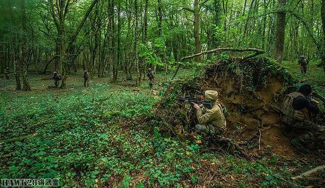 法国第35步兵团反恐训练 深入树林搜剿武装分子 依靠的只有HK416 - 13