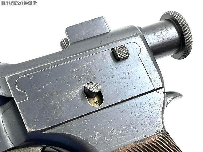 细看：罗斯-斯太尔1907手枪 奥匈帝国制式武器 枪管回转闭锁方式 - 5