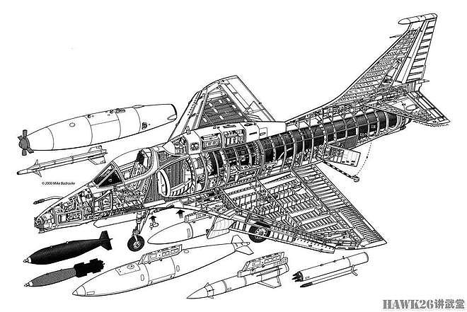 A-4“天鹰”轻型攻击机 曾是以色列空军主力机型 击落过米格-17 - 9