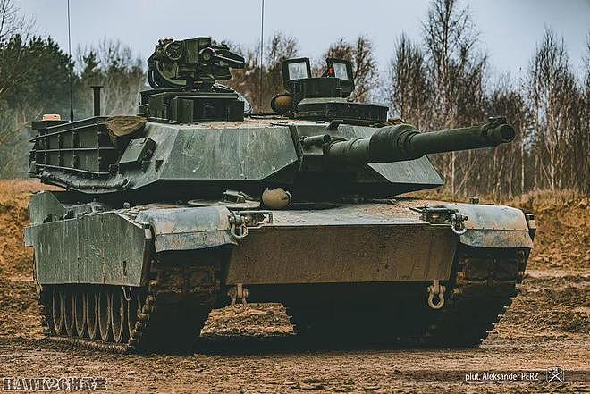 波兰M1A2主战坦克训练照 开始新阶段学习 美军人员负责保驾护航 - 15