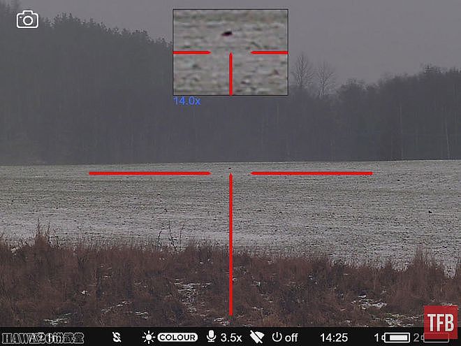 评测：脉冲星Digex C50红外瞄准镜 白天使用时可以获得彩色图像 - 18