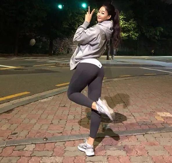 体型比体重更重要，韩国美女练出黄金腰臀比，叫板卡戴珊 - 3