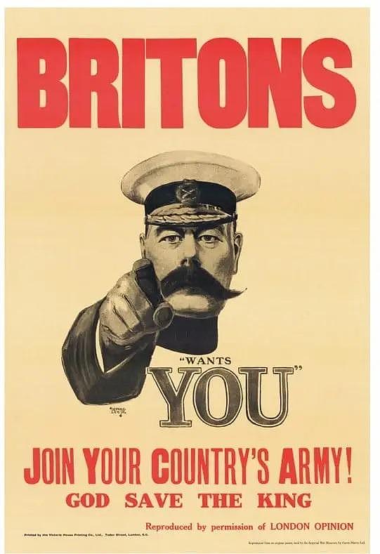 一战期间，政府是如何利用募兵海报，说服民众自愿从军的？ - 1