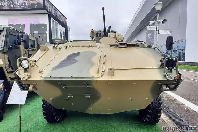 “军队2023”国际军事论坛 BTR-82步兵战车亮相 终于能装上尾门 - 2