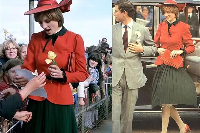 凯特王妃好有心，穿着戴妃访问威尔士时的同色红衣，大气又博好感 - 1
