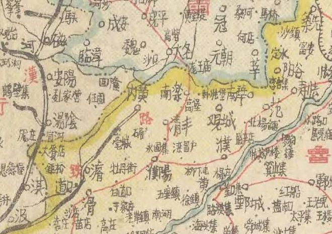 河南、河北两省交界一带，为何在某一时间段，县的数量远多于今天 - 2