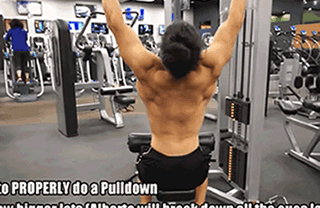 高位下拉增加背部发力感受的关键 - 4