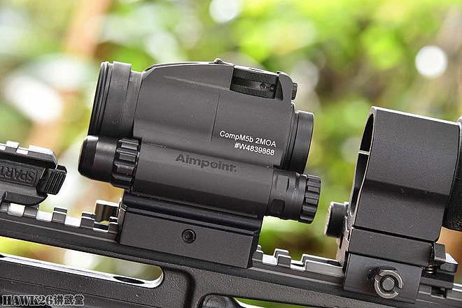 评测：Aimpoint CompM5b红点瞄准镜 可互换的弹道补偿调节旋钮 - 6