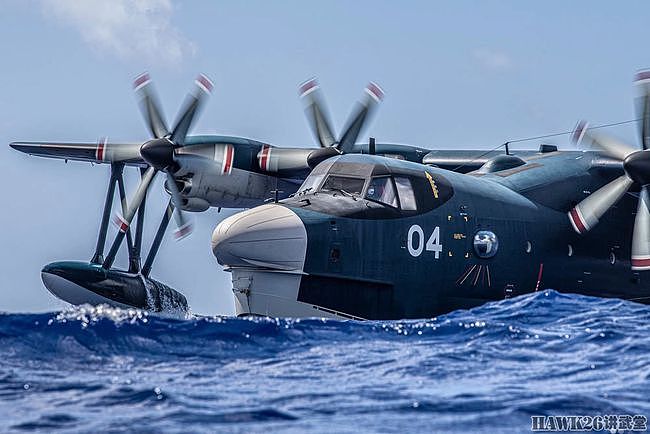 跟拍：日本海上自卫队US-2水上飞机救援行动 充分发挥特殊优势 - 9