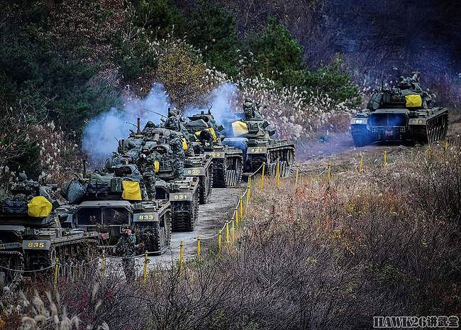 谢幕演出：韩国海军陆战队M48A3K坦克实弹演习 90mm主炮的怒吼 - 2