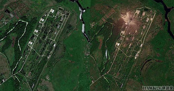 卫星照片解读：乌克兰仓库被俄军导弹击中 大爆炸摧毁现场的一切 - 2