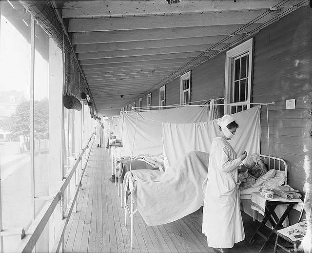 24张西班牙流感爆发时的老照片，展现了当时最真实的情况 - 4