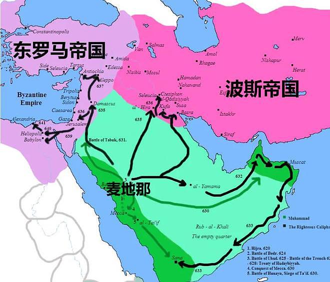 持续626年的阿拉伯帝国，分成了3个阶段？曾经击败唐朝的安西军 - 6
