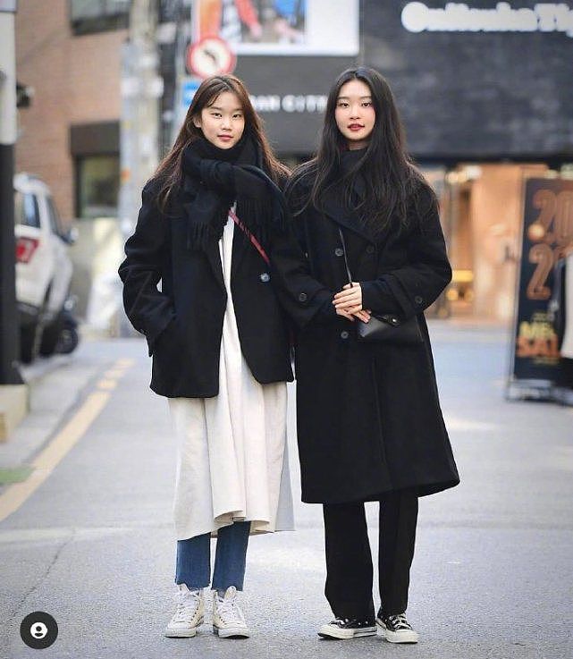 韩国素人是这样出街的，美感酷感双在线，保暖做到了最高级别 - 4