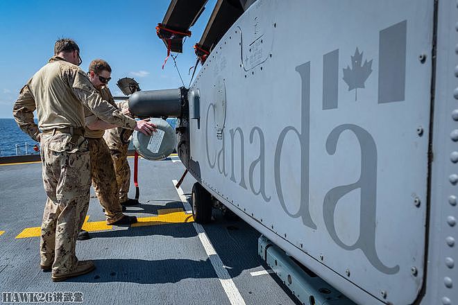 加拿大“蒙特利尔”号护卫舰演习照 CH-148飞行训练 项目设置多样 - 2
