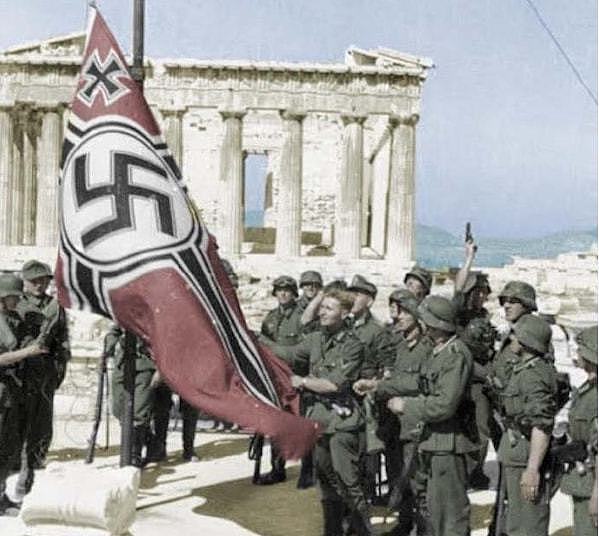 奥林匹斯诸神无可奈何：二战中的德军驻希腊部队留影 - 1
